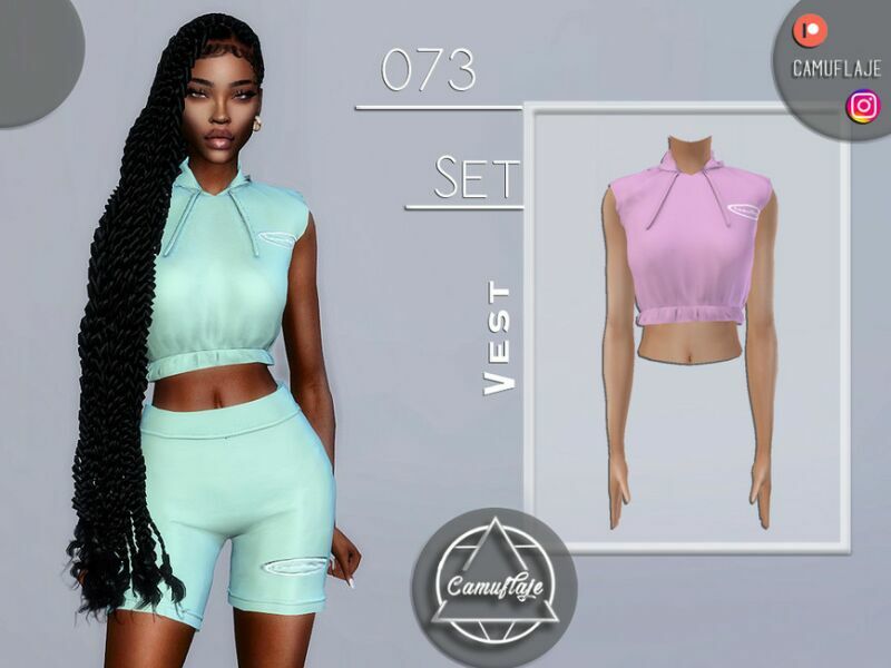 SET 073 – Vest By Camuflaje 1 SET 073 – Vest By Camuflaje Sims 4 CC
