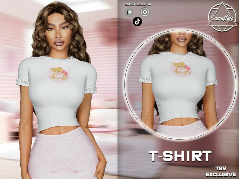 SET 404 – T-Shirt 1 SET 404 – T-Shirt Sims 4 CC