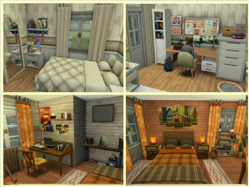 Shared Cottage NO CC By SGK45 3 sims 4 cc shared cottage no cc by sgk45 6