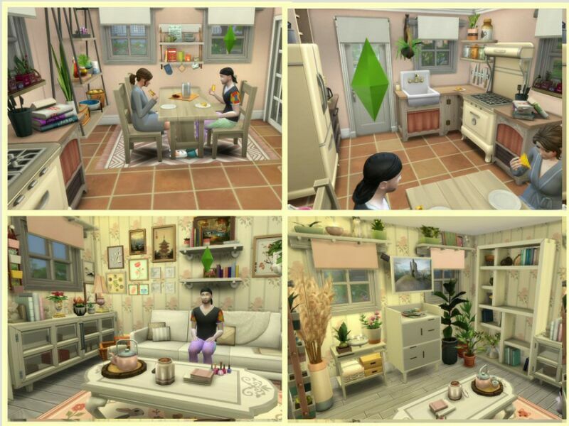 Shared Cottage NO CC By SGK45 2 sims 4 cc shared cottage no cc by sgk45 7
