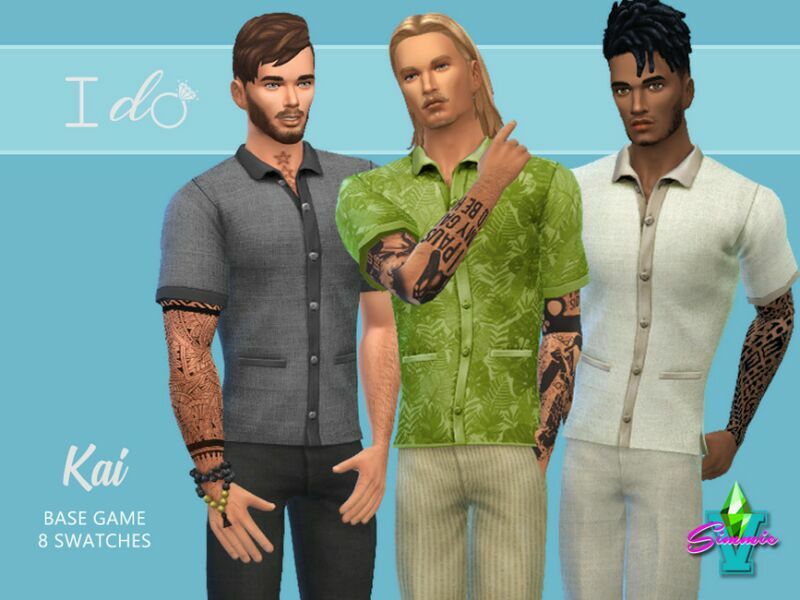 Simmiev I DO KAI Outfit By Simmiev 1 Simmiev I DO KAI Outfit By Simmiev Sims 4 CC