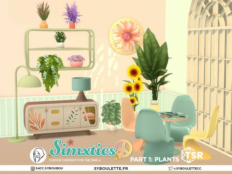 Simxties Flower Power Part 1 1 Simxties Flower Power Part 1 Sims 4 CC