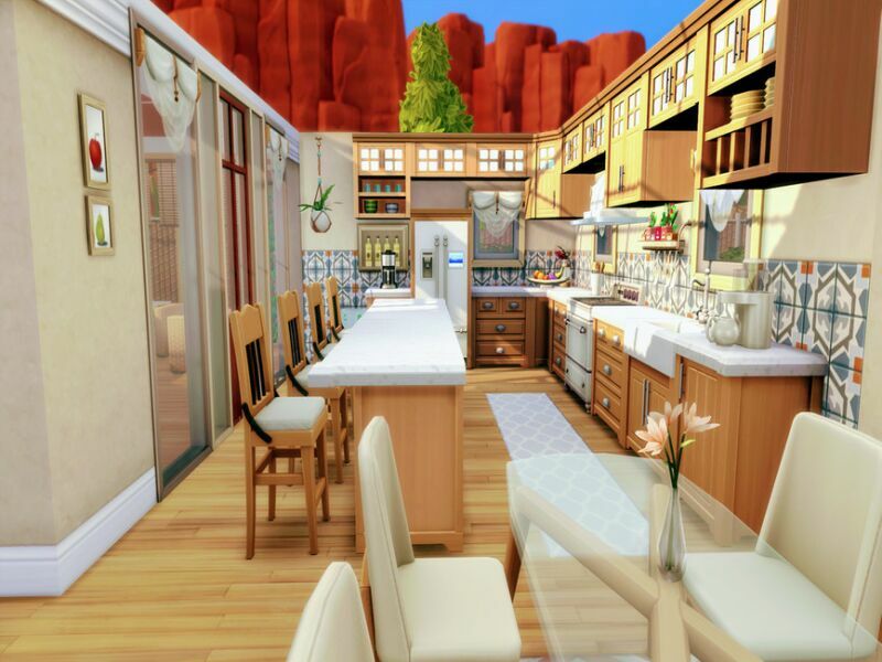 Single SIM Bungalow By Ljanep6 3 sims 4 cc single sim bungalow by ljanep6 5