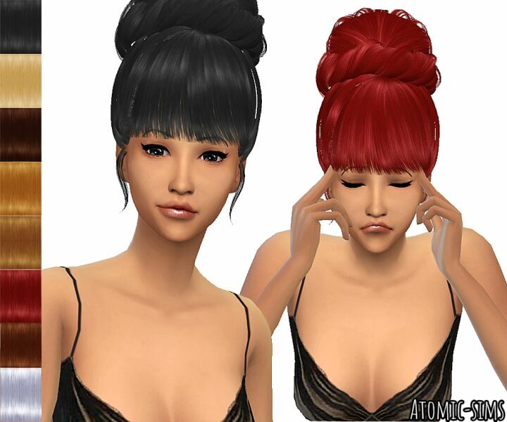 Skysims Hair 159 Peggyed V5 Retexture By Atomic-Sims 1 Skysims Hair 159 Peggyed V5 Retexture By Atomic-Sims Sims 4 CC
