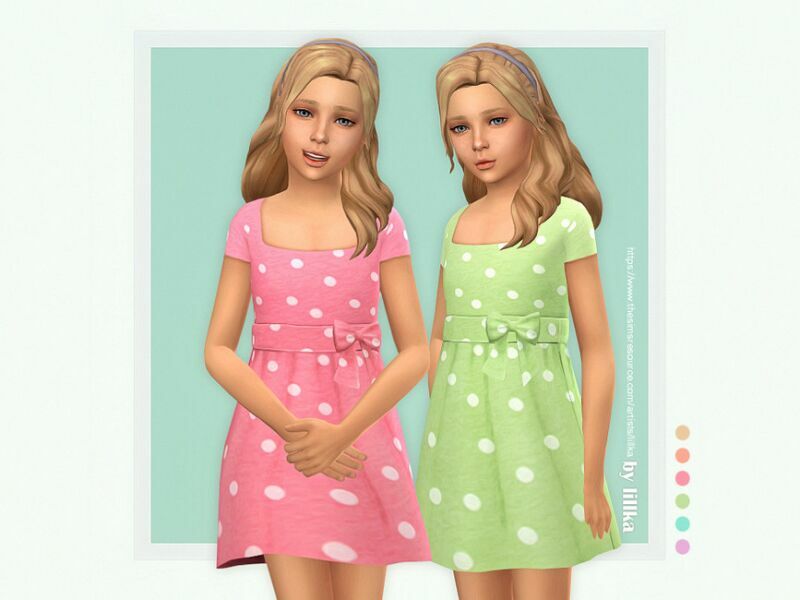 Sonia Dress By Lillka 1 Sonia Dress By Lillka Sims 4 CC