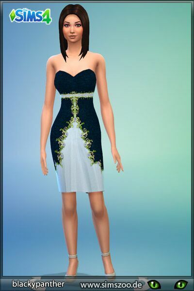 Spring Dress 1 By Blackypanther 1 Spring Dress 1 By Blackypanther Sims 4 CC