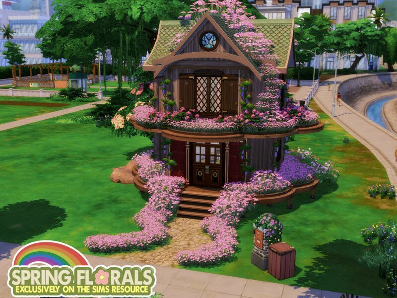 Springflorals- LIL Flower By Genkaiharetsu 1 Springflorals- LIL Flower By Genkaiharetsu Sims 4 CC