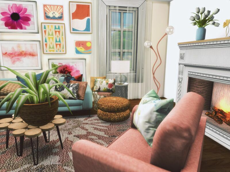 Springtouch Livingroom | Only TSR CC By Genkaiharetsu 3 sims 4 cc springtouch livingroom only tsr cc by genkaiharetsu 5