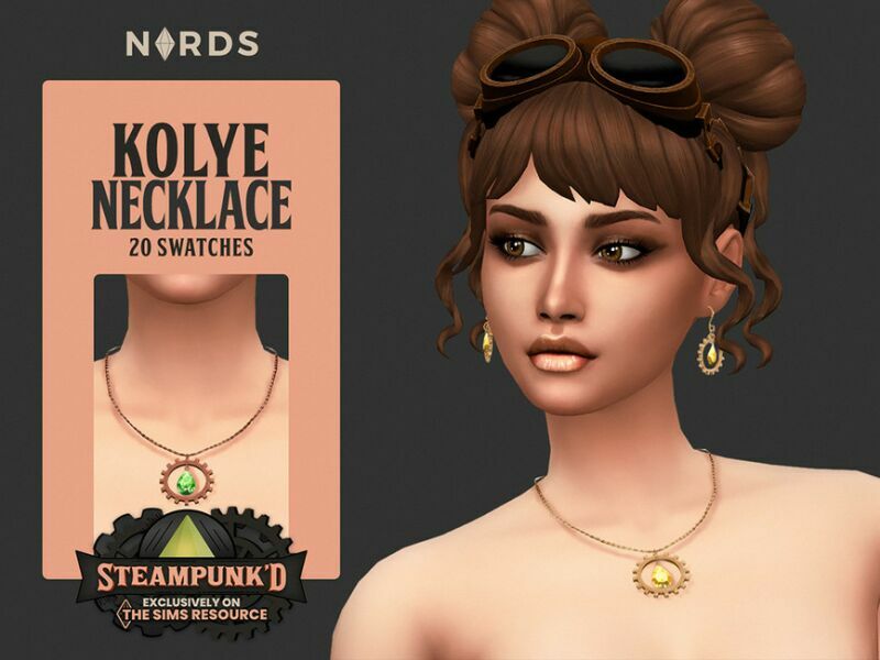Steampunked – Kolye Necklace By Nords 1 Steampunked – Kolye Necklace By Nords Sims 4 CC