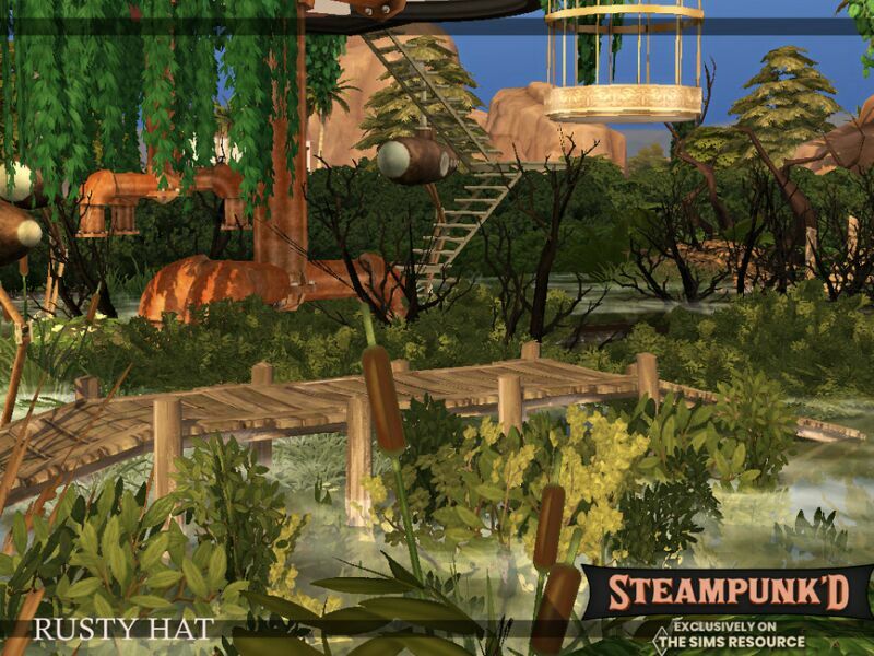 Steampunked – Rusty HAT | CC Only TSR By Simzmora 6 sims 4 cc steampunked rusty hat cc only tsr by simzmora 4