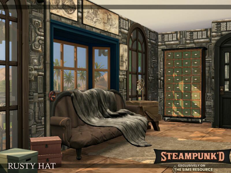 Steampunked – Rusty HAT | CC Only TSR By Simzmora 2 sims 4 cc steampunked rusty hat cc only tsr by simzmora 7