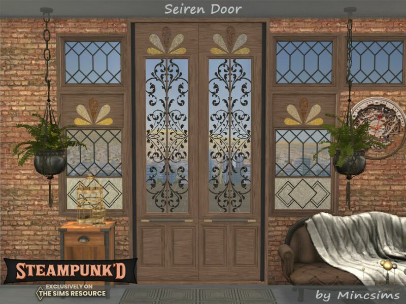 Steampunked – Seiren Doors By Mincsims 1 Steampunked – Seiren Doors By Mincsims Sims 4 CC