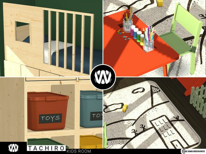 Tachiro Kids Room By Wondymoon 2 sims 4 cc tachiro kids room by wondymoon 4