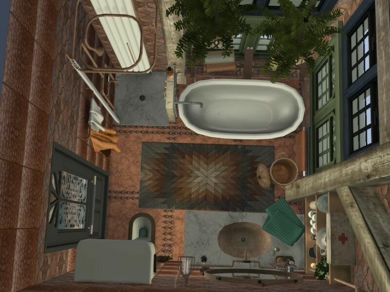 The Franklin – The Bathroom By Fredbrenny 2 sims 4 cc the franklin the bathroom by fredbrenny 5
