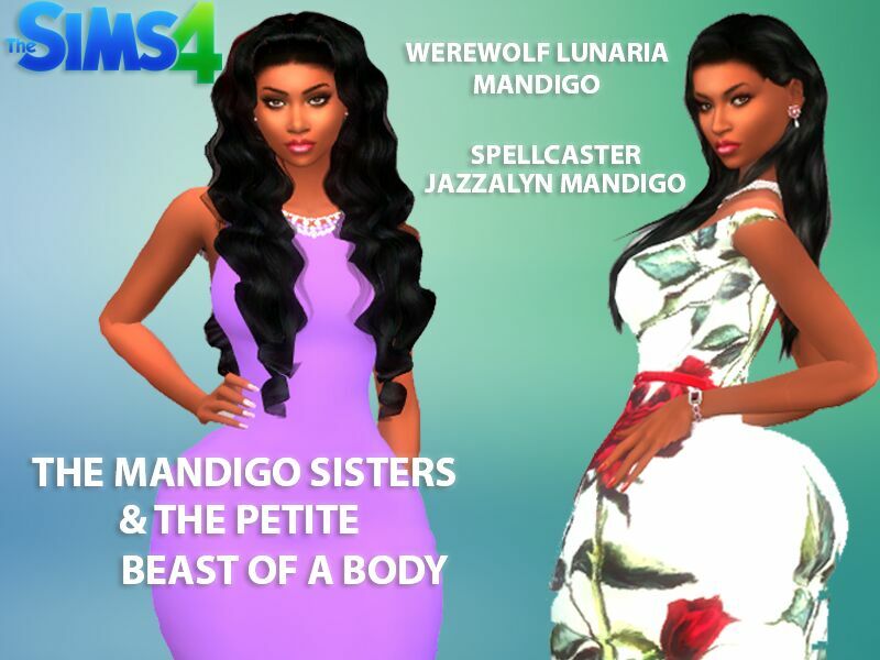 The Mandigo Sisters & “THE Petite Beast Of A Body Preset” By VTK 1 The Mandigo Sisters & “THE Petite Beast Of A Body Preset” By VTK Sims 4 CC