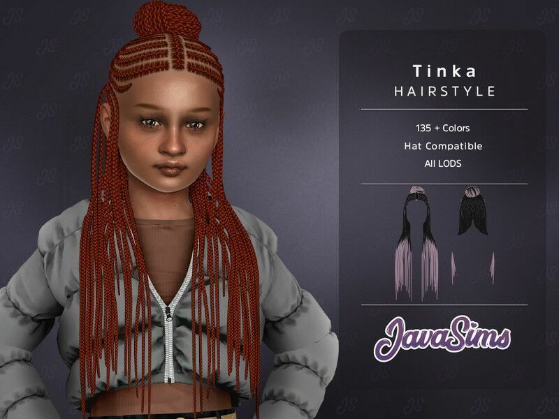 Tinka (Hairstyle) 1 Tinka (Hairstyle) Sims 4 CC