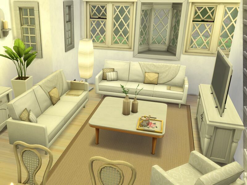 Tiny Spring Cottage- NO CC By Flubs79 6 sims 4 cc tiny spring cottage no cc by flubs79 3