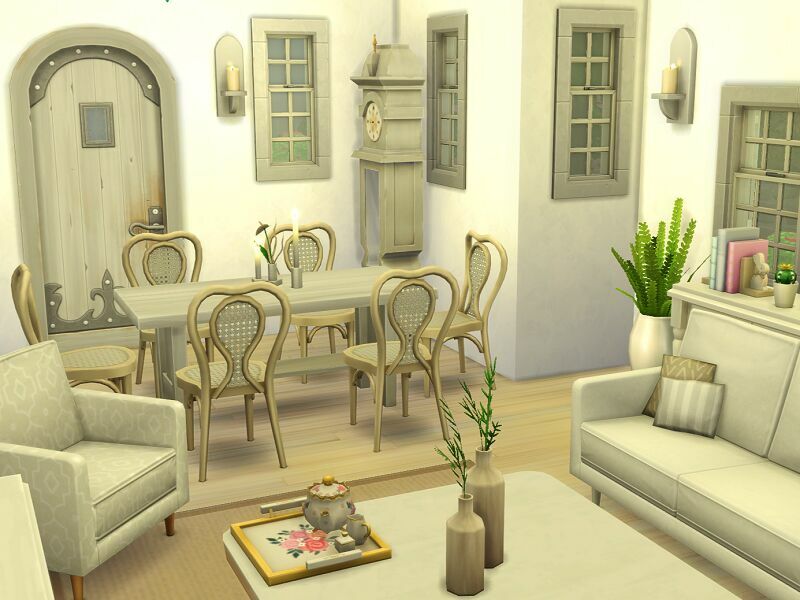 Tiny Spring Cottage- NO CC By Flubs79 5 sims 4 cc tiny spring cottage no cc by flubs79 4