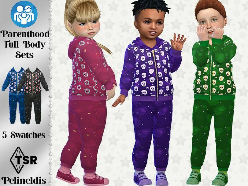 Tracksuit Aliens – Needs GP Parenthood By Pelineldis 1 Tracksuit Aliens – Needs GP Parenthood By Pelineldis Sims 4 CC