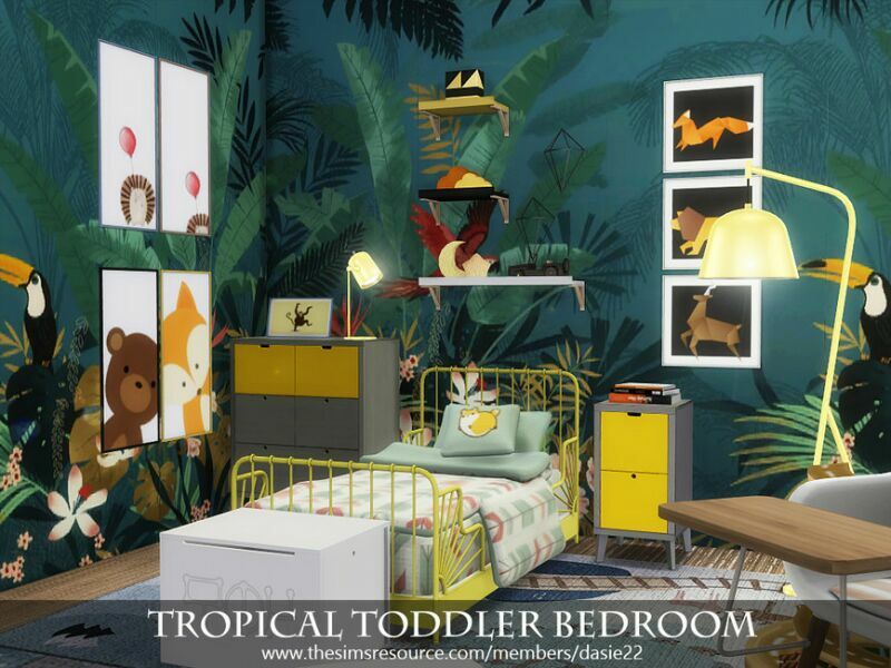 Tropical Toddler Bedroom By Dasie2 4 sims 4 cc tropical toddler bedroom by dasie2 2