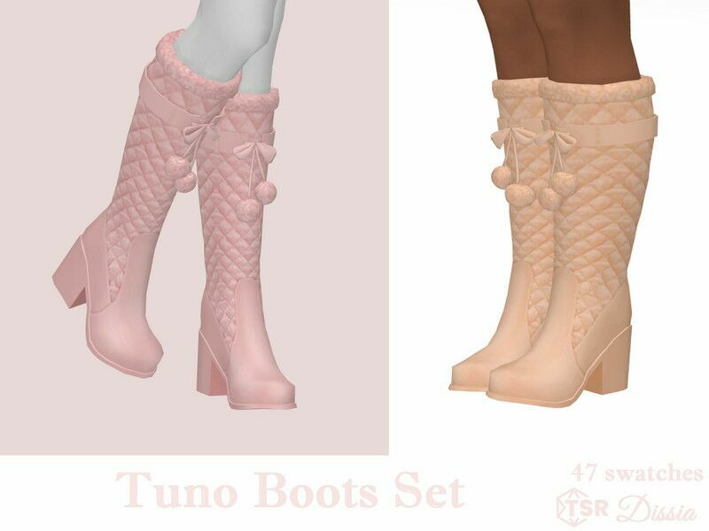 Tuno Boots SET 1 Tuno Boots SET Sims 4 CC