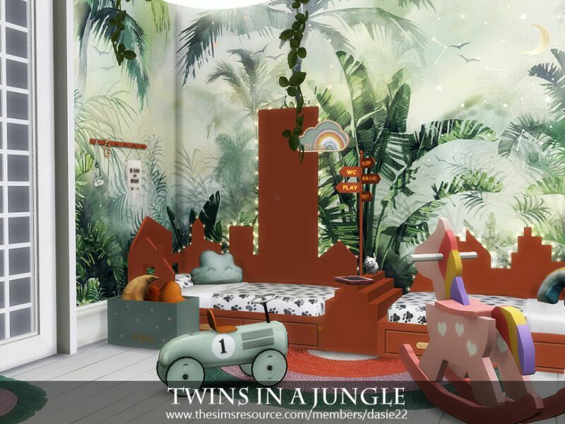 Twins In A Jungle By Dasie2 3 sims 4 cc twins in a jungle by dasie2 3
