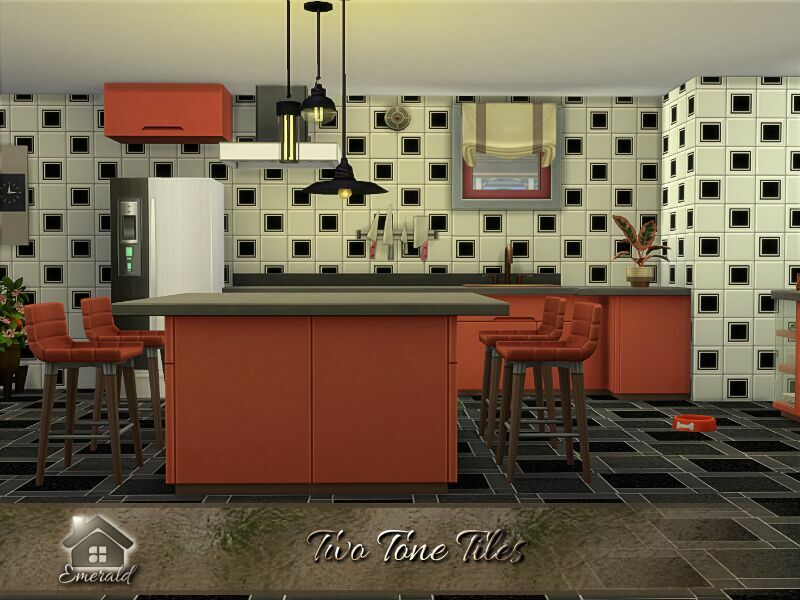 TWO Tone Tiles By Emerald 2 sims 4 cc two tone tiles by emerald 2
