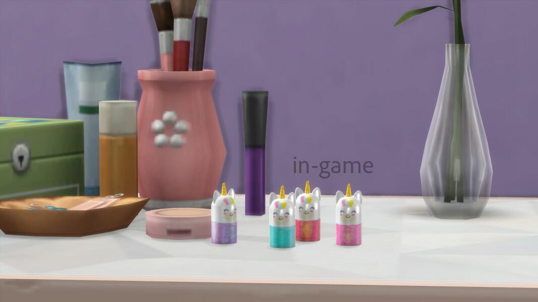 Unicorn Roll-On Face Body Glitter By Rimshard 5 sims 4 cc unicorn roll on face body glitter by rimshard 2