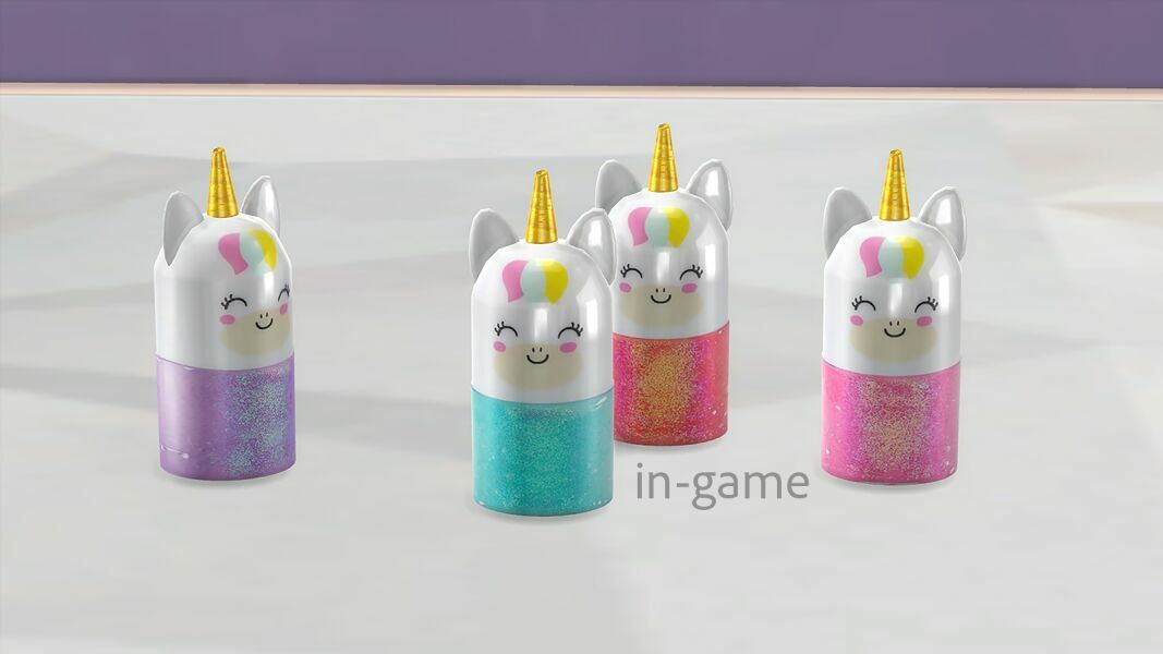 Unicorn Roll-On Face Body Glitter By Rimshard 3 sims 4 cc unicorn roll on face body glitter by rimshard 4