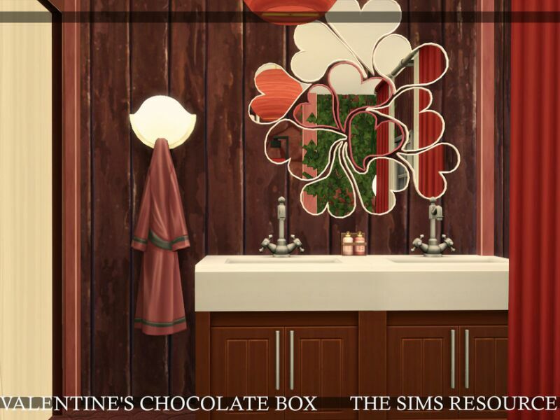Valentine’S Chocolate BOX House | CC Only TSR By Simzmora 4 sims 4 cc valentines chocolate box house cc only tsr by simzmora 6