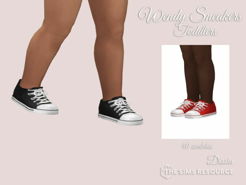 Wendy Sneakers V1 Toddlers By Dissia 1 Wendy Sneakers V1 Toddlers By Dissia Sims 4 CC
