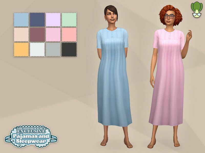 Women'S Sleepwear #2 1 Women’S Sleepwear #2 Sims 4 CC