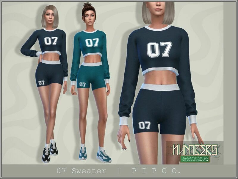 07 Sweater. 1 07 Sweater. Sims 4 CC