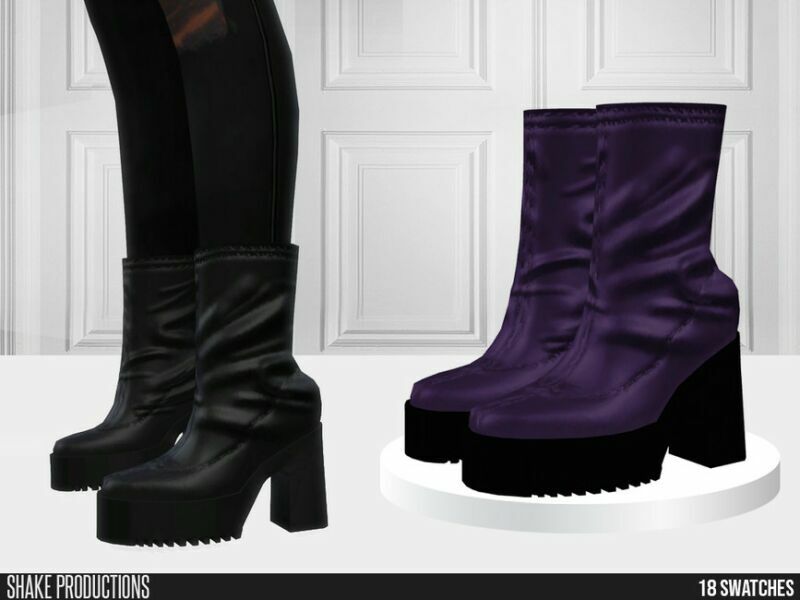 821 – Leather Boots By Shakeproductions 1 821 – Leather Boots By Shakeproductions Sims 4 CC