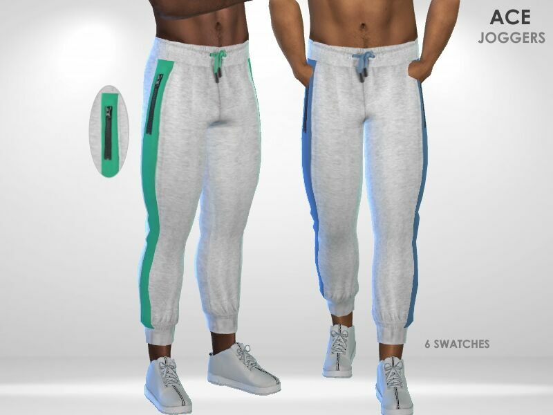 ACE Joggers By Puresim 1 ACE Joggers By Puresim Sims 4 CC