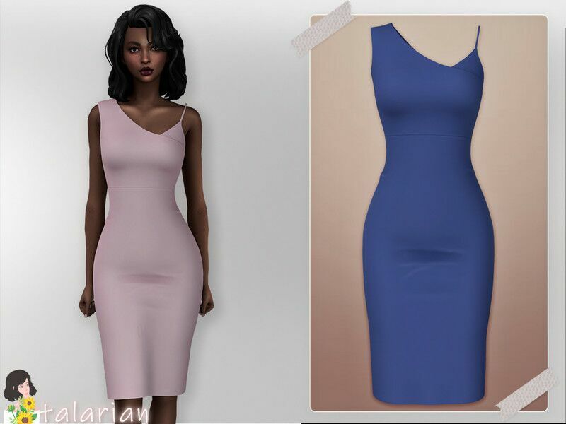 “Adalyn Dress / Everyday” 1 “Adalyn Dress / Everyday” Sims 4 CC