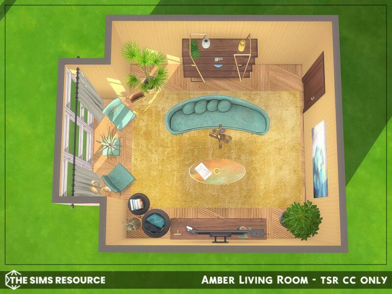 Amber Living Room – TSR CC Only By Sharon337 2 sims 4 cc amber living room tsr cc only by sharon337 6