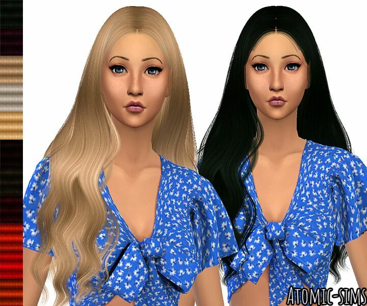 Anto Karen Hairstyle Retexture By Atomic-Sims 1 Anto Karen Hairstyle Retexture By Atomic-Sims Sims 4 CC