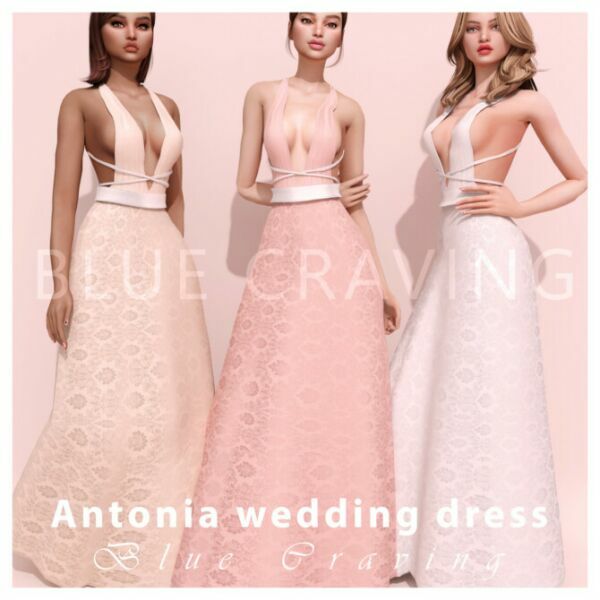 Antonia Dress 1 Antonia Dress Sims 4 CC