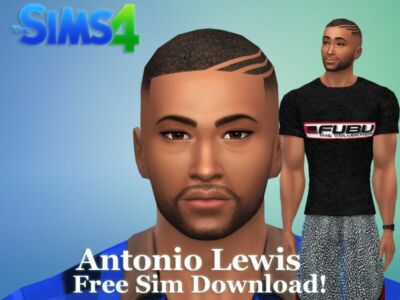 Antonio Lewis Free SIM Download By VTK Sims 4 CC