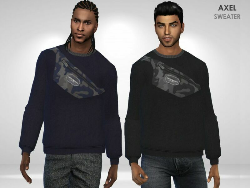 Axel Sweater By Puresim 1 Axel Sweater By Puresim Sims 4 CC