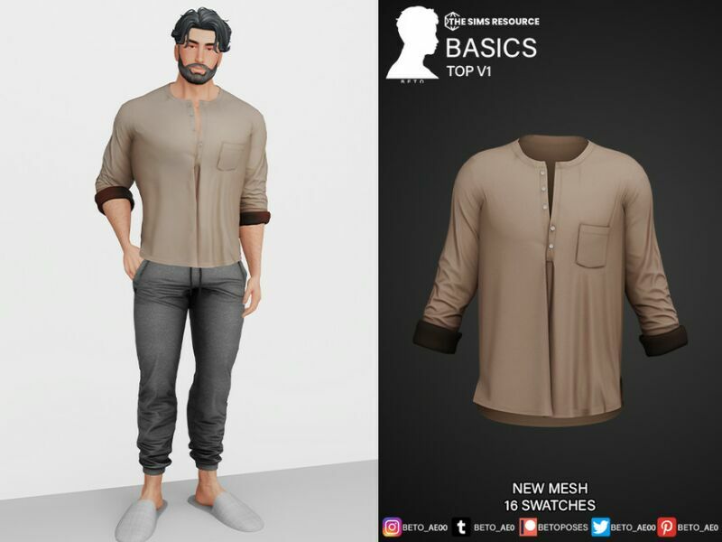 Basics (TOP V1) 1 Basics (TOP V1) Sims 4 CC