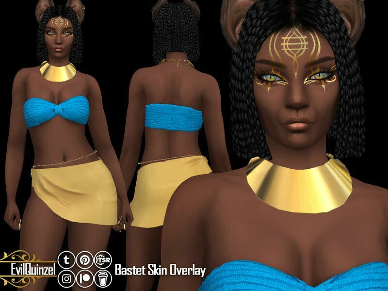 “Bastet Skin Overlay For Sims 4” 1 “Bastet Skin Overlay For Sims 4” Sims 4 CC