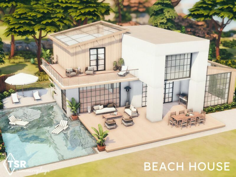 Beach House | TSR CC Only 1 Beach House | TSR CC Only Sims 4 CC
