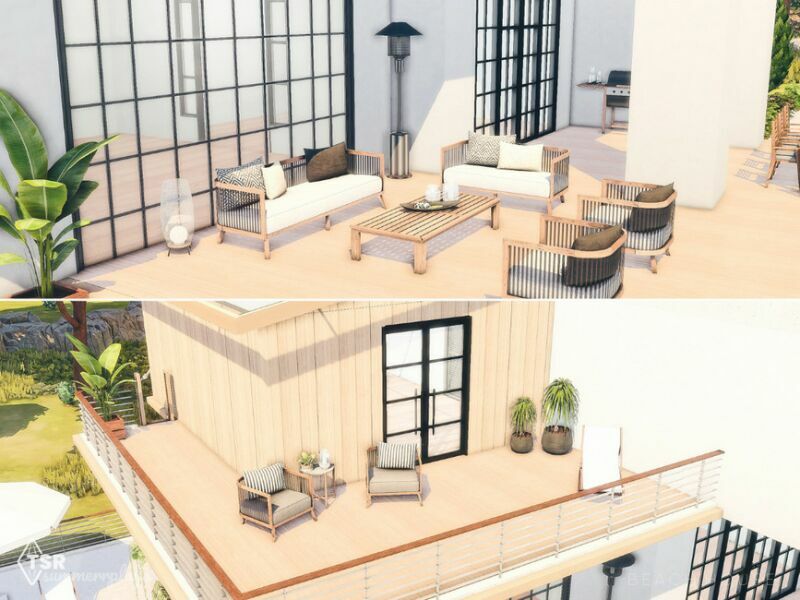 Beach House | TSR CC Only 6 sims 4 cc beach house tsr cc only 3