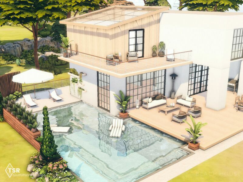 Beach House | TSR CC Only 3 sims 4 cc beach house tsr cc only 6