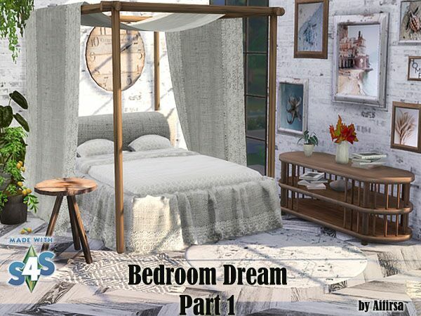 BED Room Dream By Aifirsa 1 BED Room Dream By Aifirsa Sims 4 CC