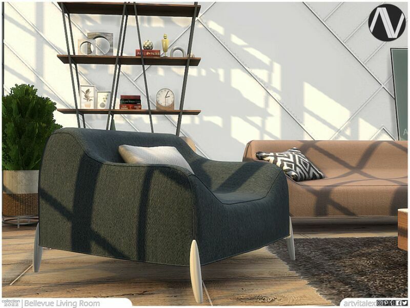 Bellevue Living Room By Artvitalex 4 sims 4 cc bellevue living room by artvitalex 2