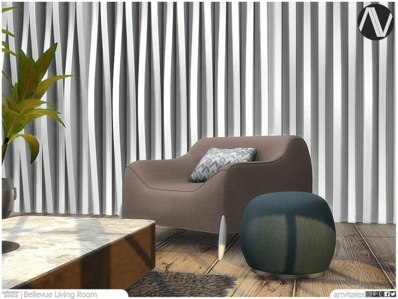 Bellevue Living Room By Artvitalex 2 sims 4 cc bellevue living room by artvitalex 4