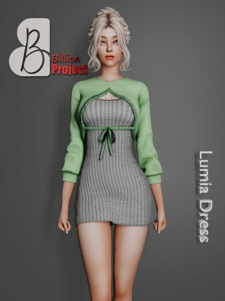 Billionproject-Lumia Dress 1 Billionproject-Lumia Dress Sims 4 CC